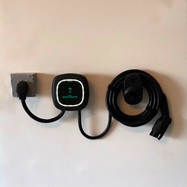 installation of in-home car charger