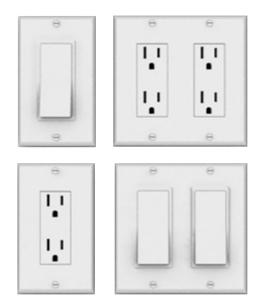 electrical switches and plugs